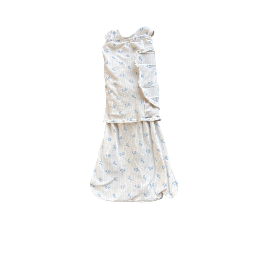 HALO SleepSack Swaddle Kids 3-6M Blue Cream Floral